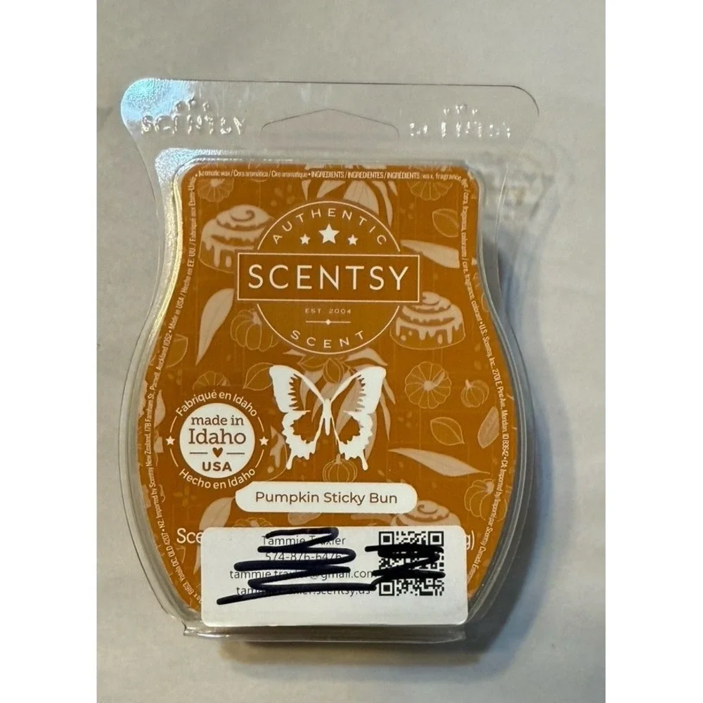 Lot Of 6 Fall Scentsy Bars Autumn‎ Pumpkin Sticky Bun Cinnamint Spiced Harvest